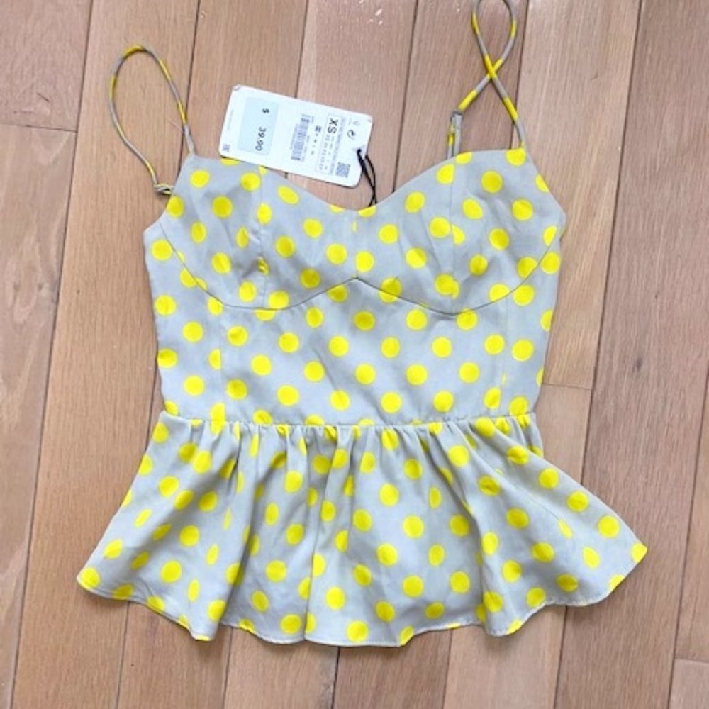 Zara Peplum Top-XS